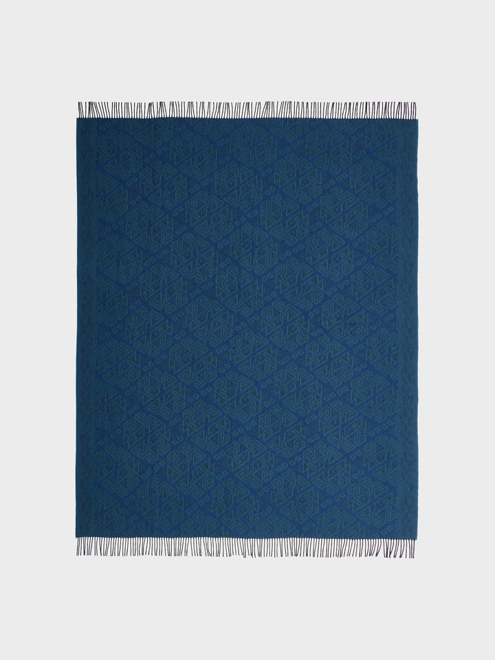 Chincha - 2 Blanket Baby Alpaca Color Blue