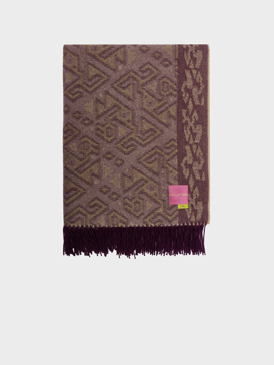 Chincha - 2 Blanket Baby Alpaca Color Cherry