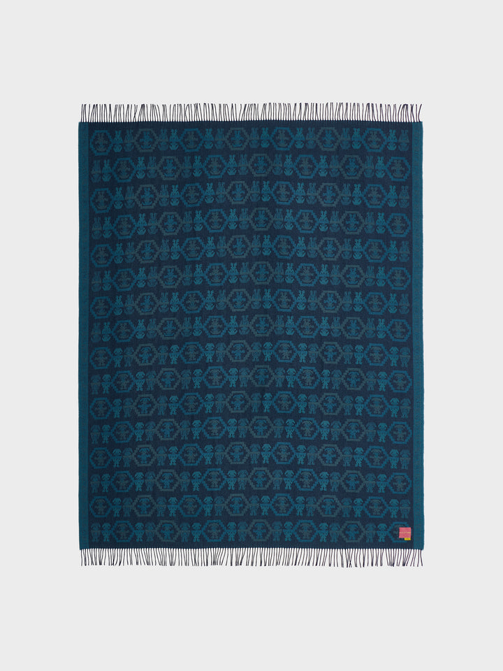 Chimu - 13 Blanket Baby Alpaca Color Turquoise