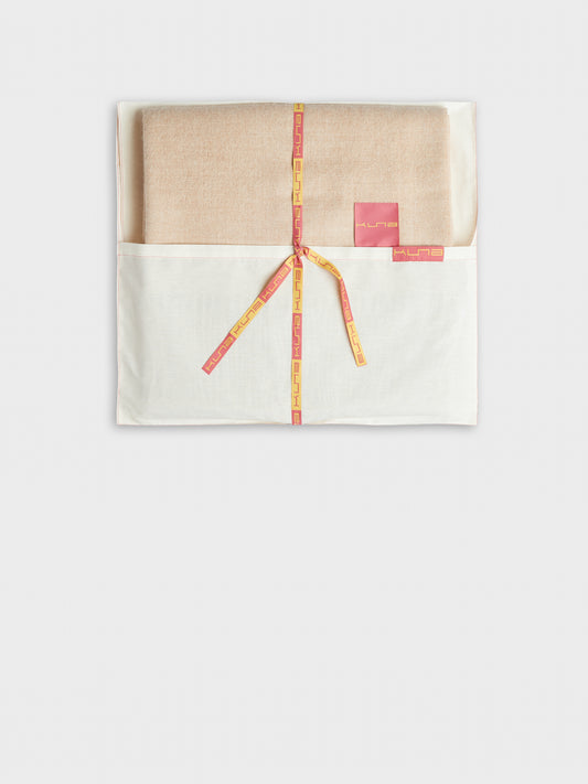 Manta Jet De Baby Alpaca Color Polvo