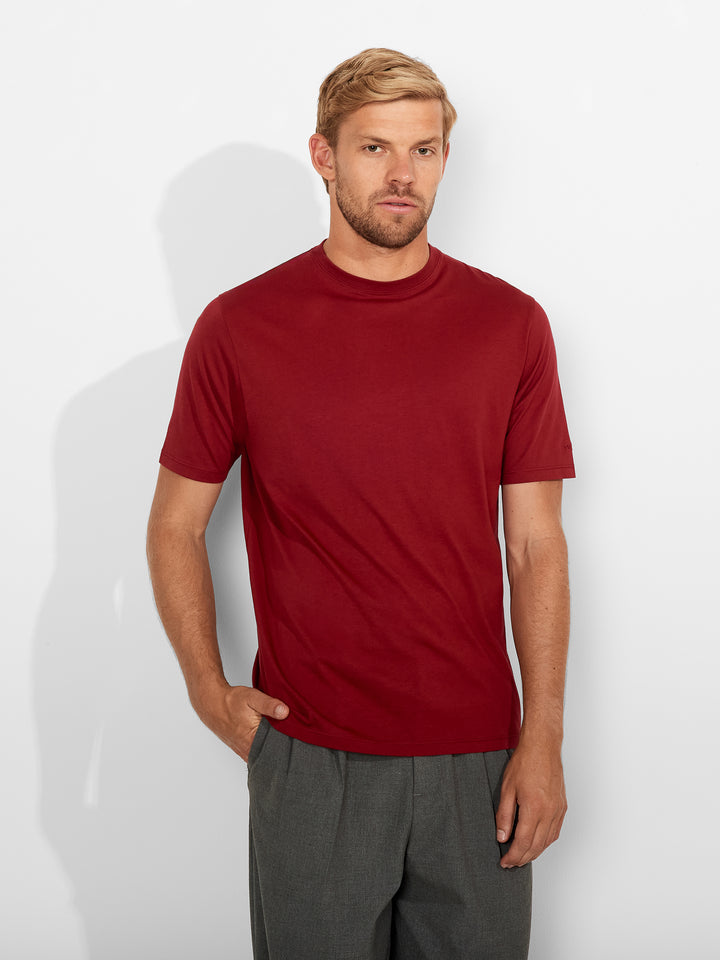 Camiseta Winchester de algodón, color cereza