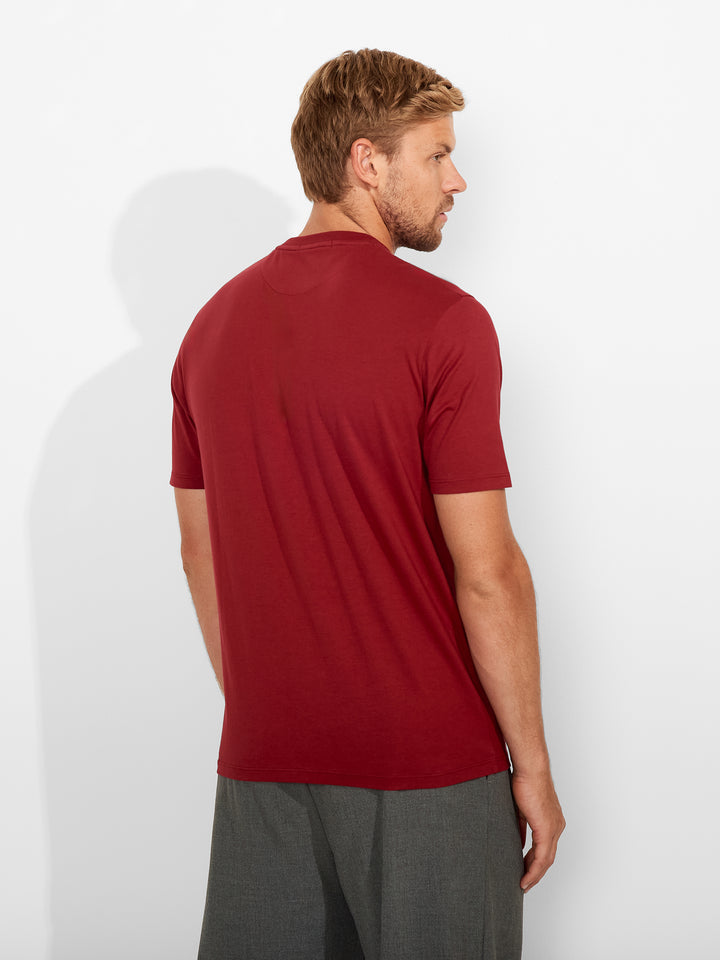 Camiseta Winchester de algodón, color cereza