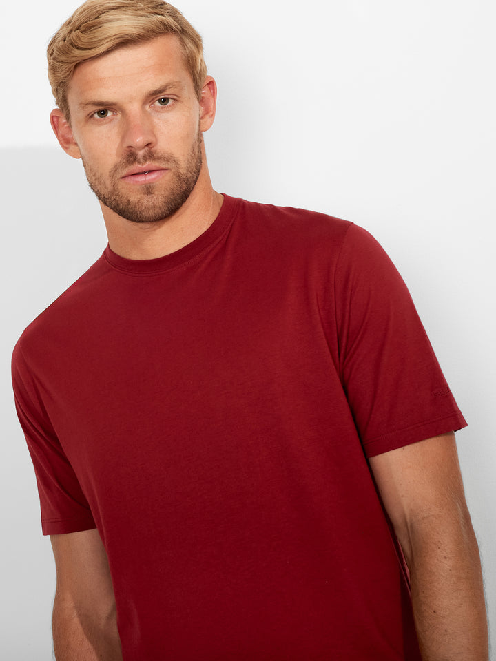 Camiseta Winchester de algodón, color cereza