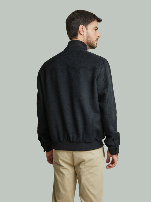 Nadrian Jacket Baby Alpaca Color Black