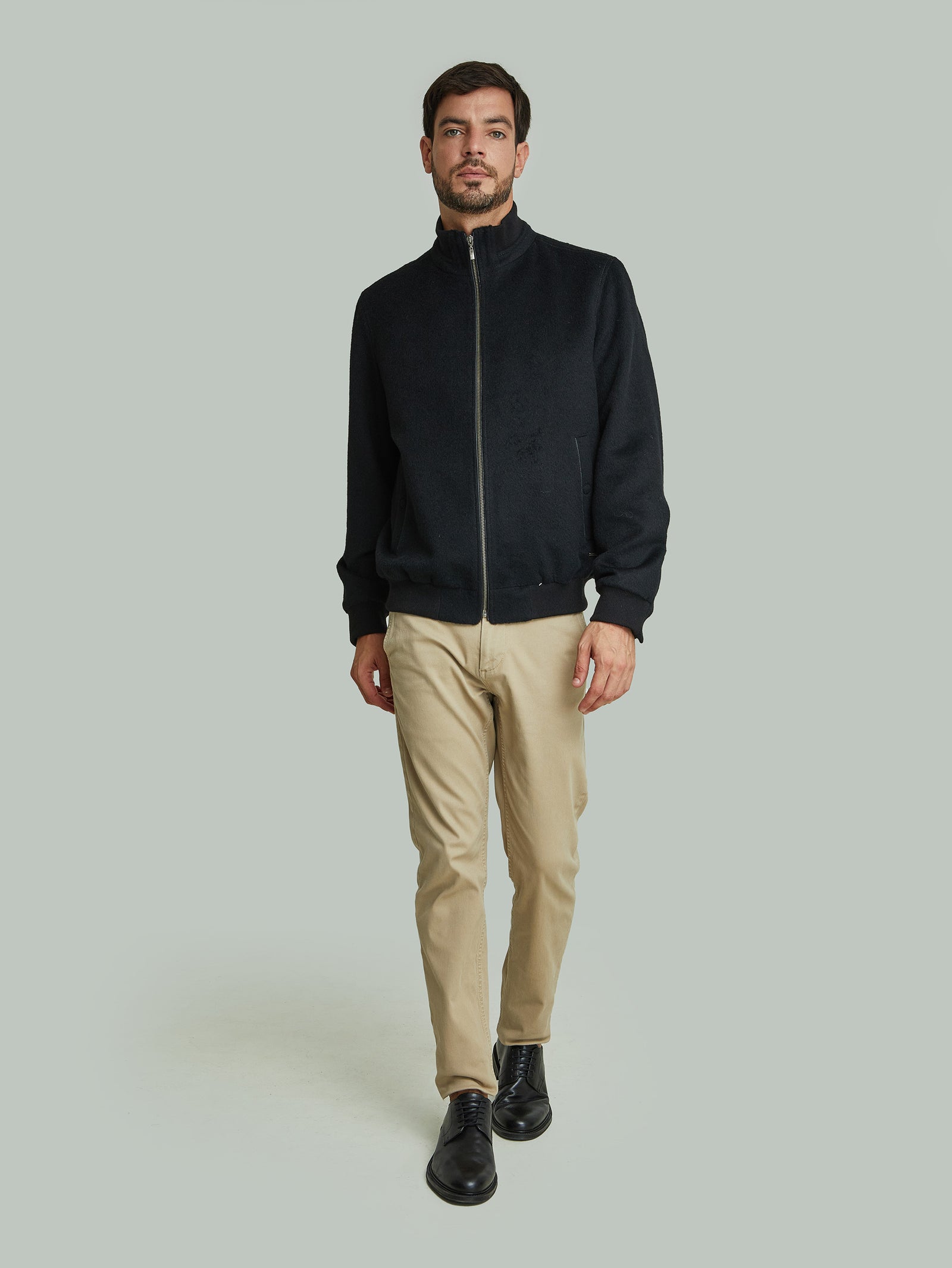Nadrian Jacket Baby Alpaca Color Black