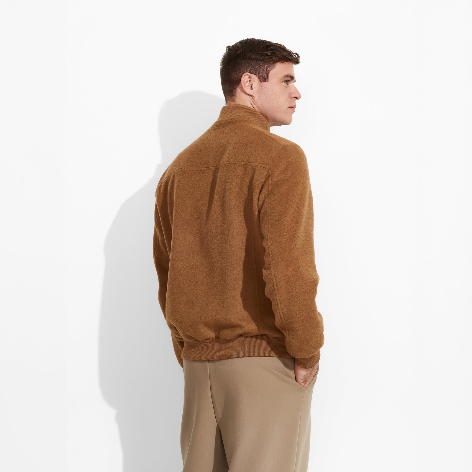 Alois Jacket Baby Alpaca Color Camel