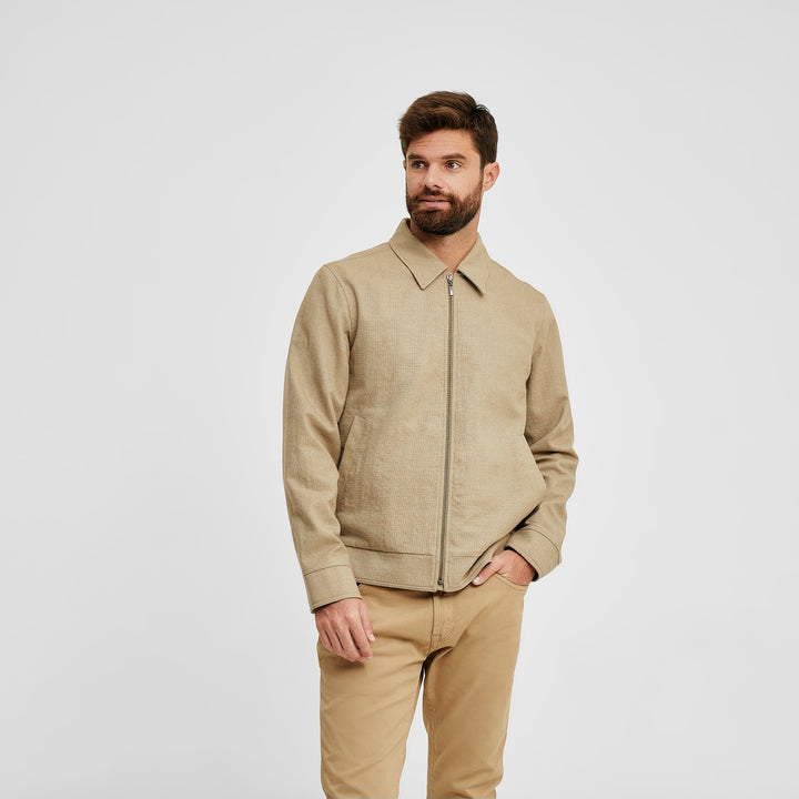 Chaqueta Vendredi Color Beige de Alpaca