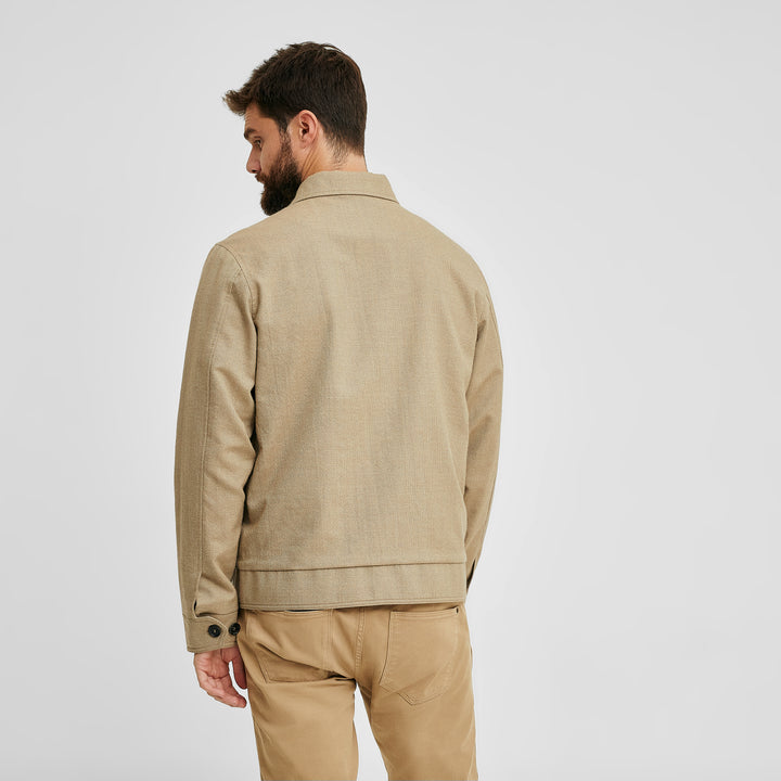 Chaqueta Vendredi Color Beige de Alpaca