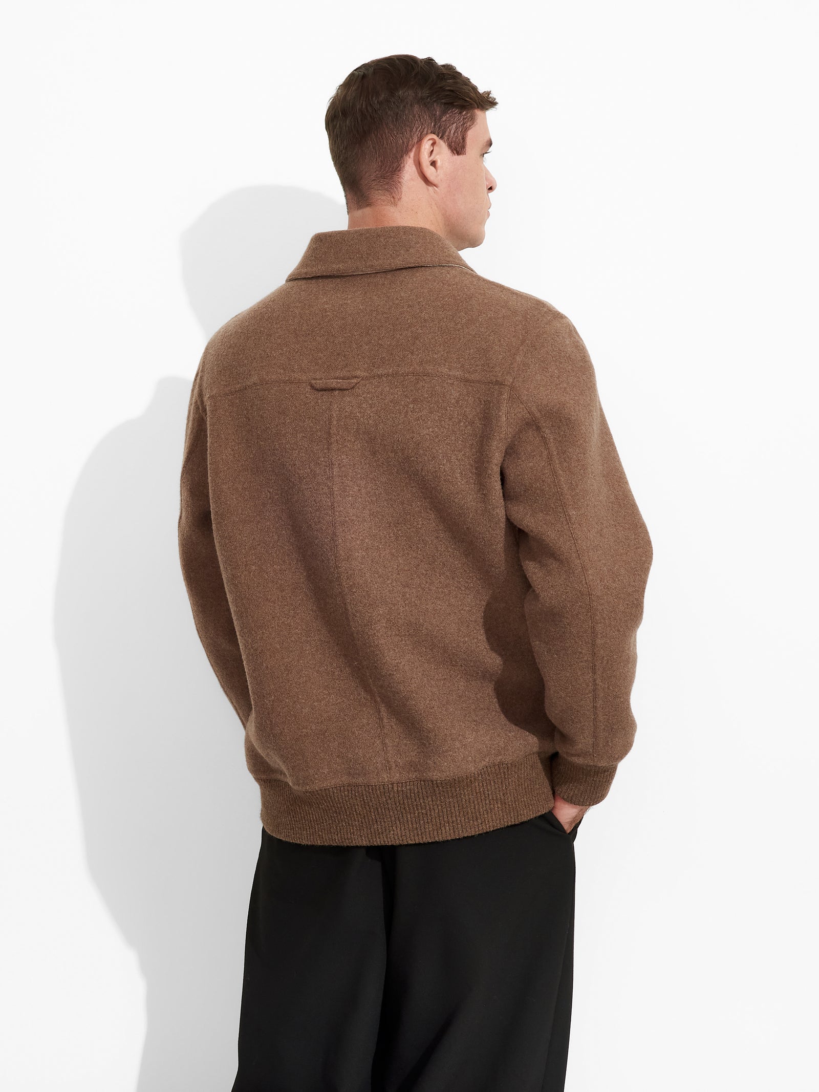Zack Jacket Baby Alpaca Color Beige