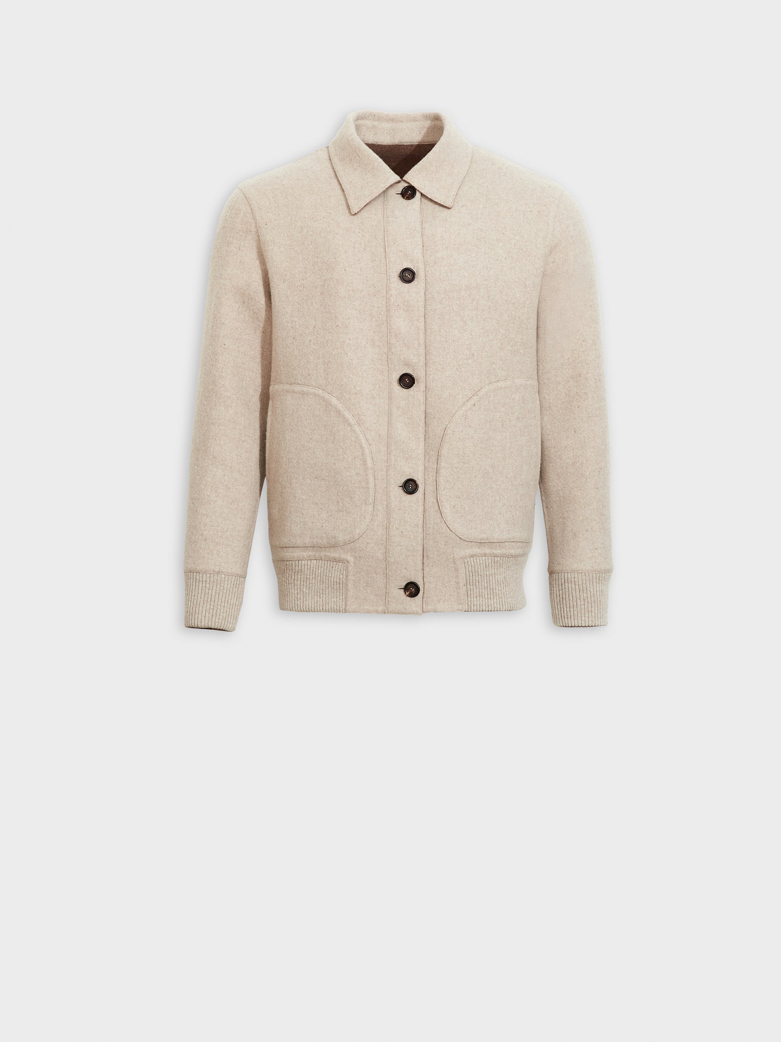 Zack Jacket Baby Alpaca Color Beige
