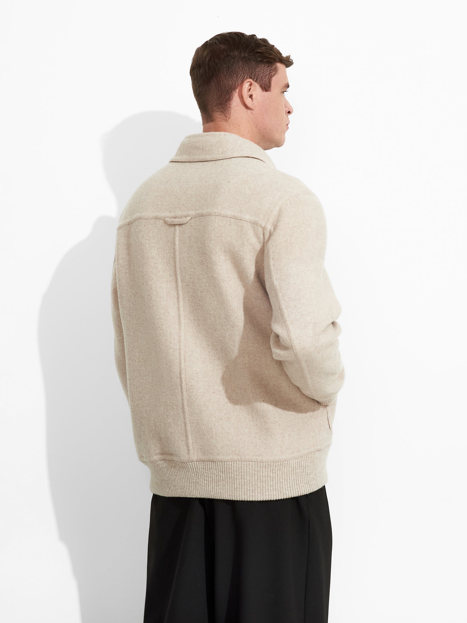 Zack Jacket Baby Alpaca Color Beige