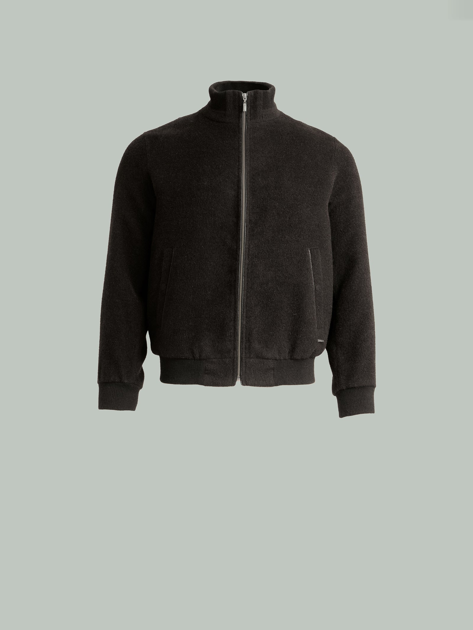 CASACA BRISTOL DE BLACK ALPACA COLOR BLACK