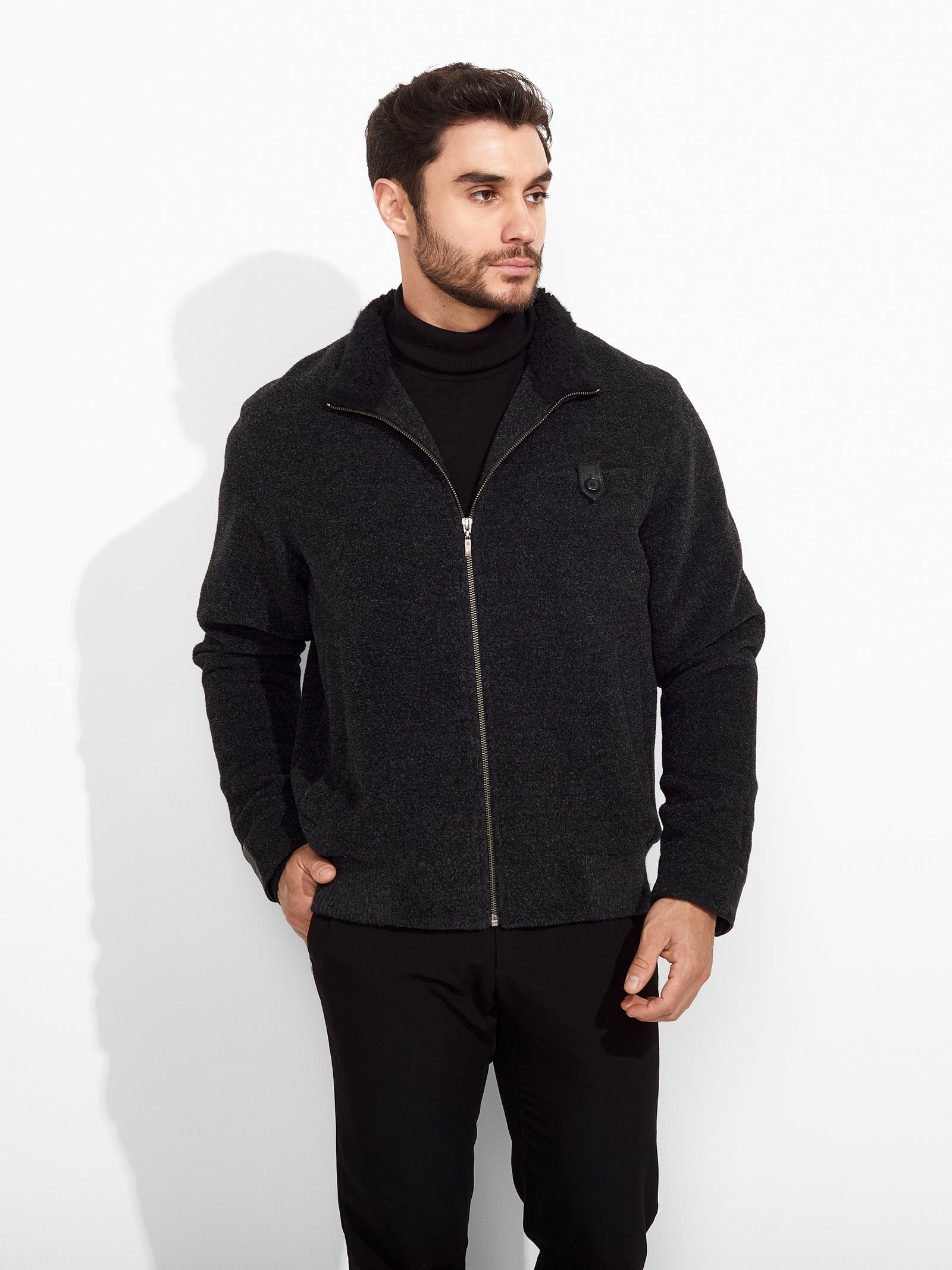 Zultan Jacket Wool Color Grey