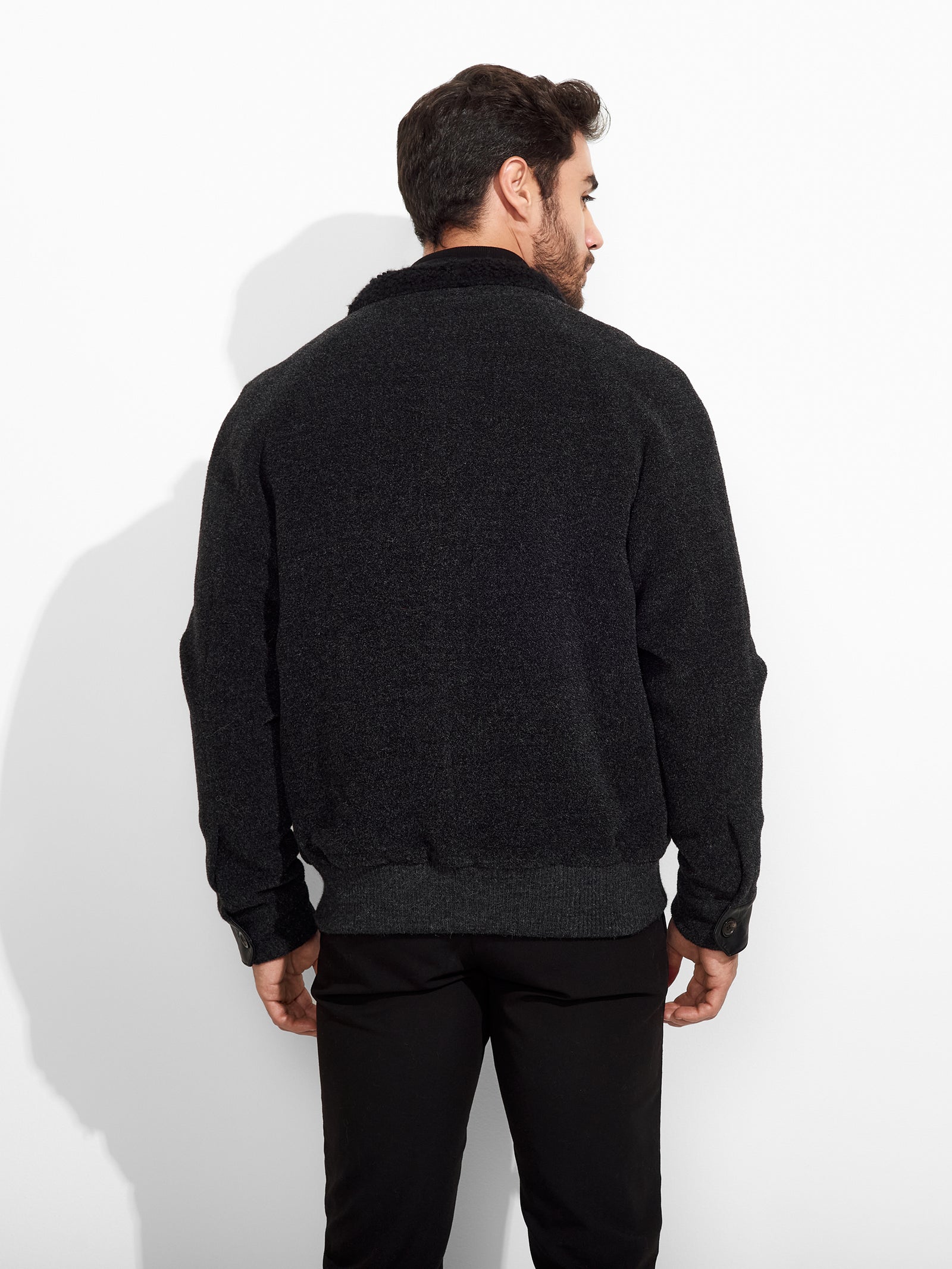 Zultan Jacket Wool Color Grey