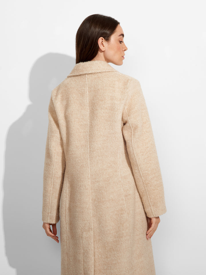 Zen Coat Lana Color Beige