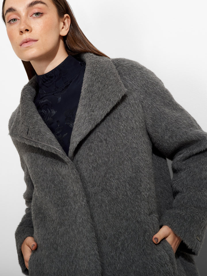 Abrigo Zurich de Suri Alpaca Color Gris