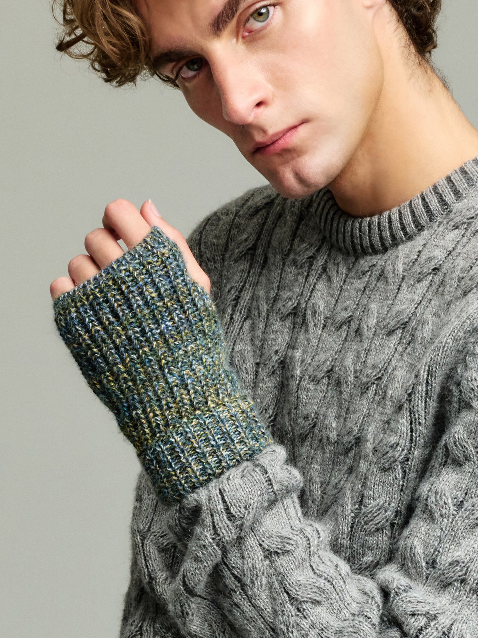 Ubicate Gloves Gloves Baby Alpaca Color Turquoise
