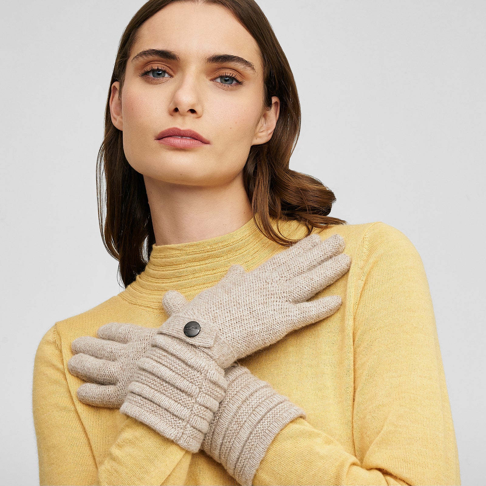 Guantes Welldone De Baby Alpaca Color Bosque