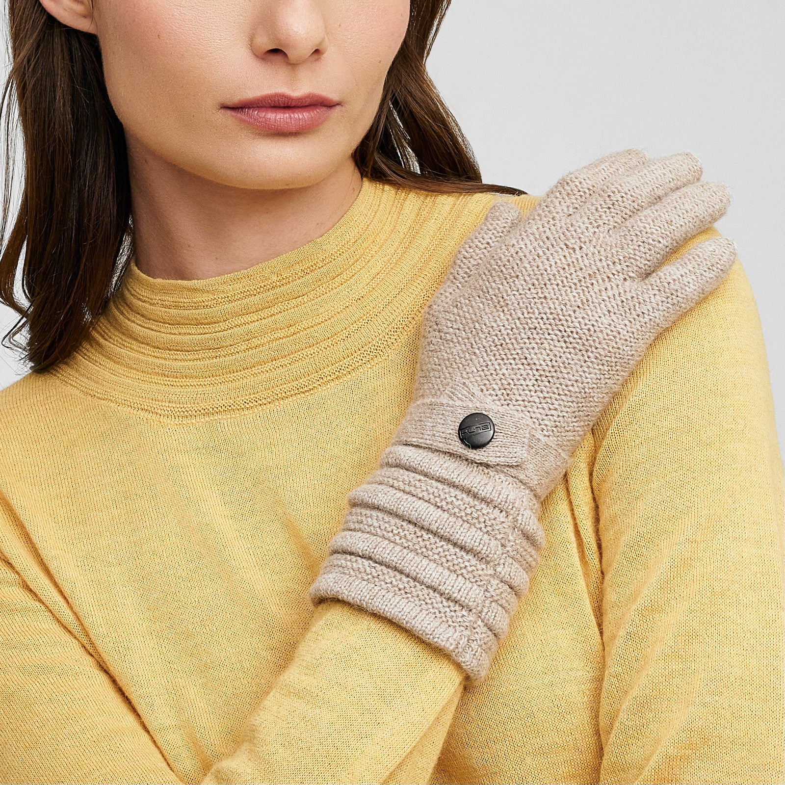 Guantes Welldone De Baby Alpaca Color Bosque