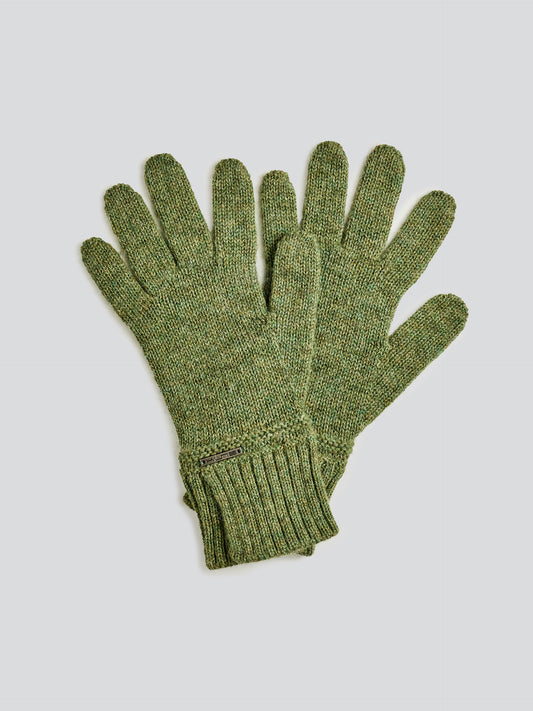 Yrma Gloves Baby Alpaca Color Green