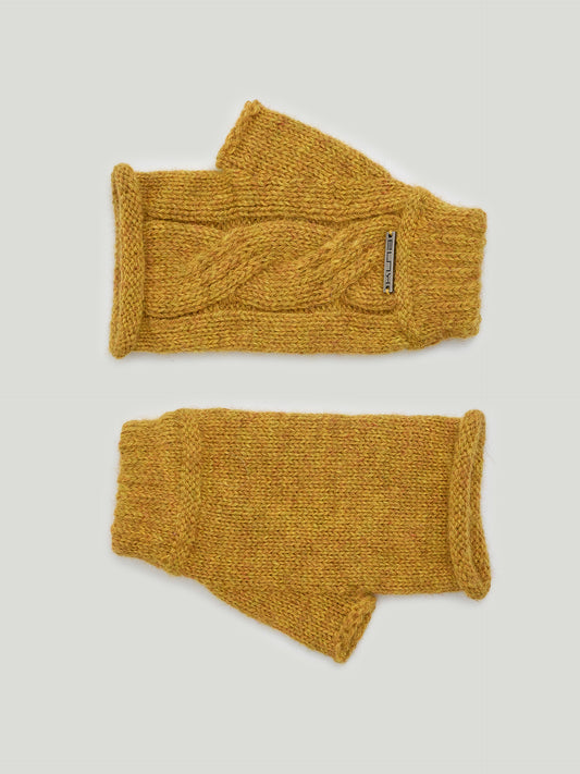 Rita Gloves Baby Alpaca Color Yellow