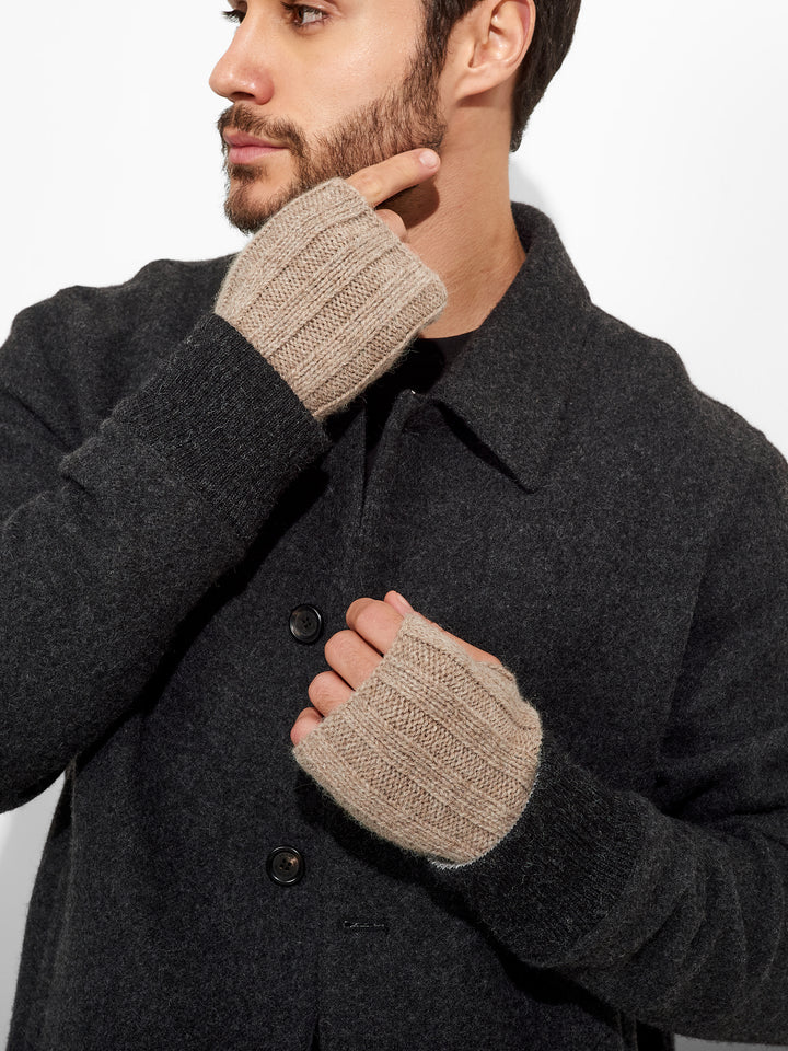 Zephir Gloves Baby Alpaca Color Brown
