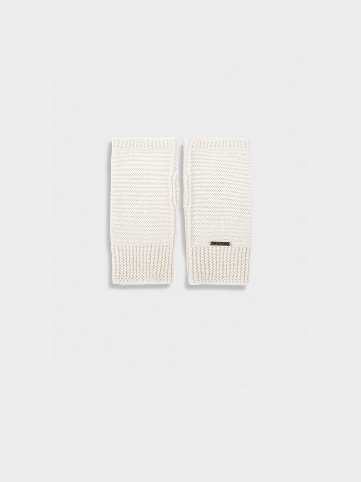 Zafiro Gloves Baby Alpaca Color Ecru
