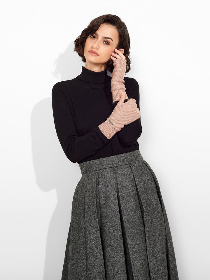 Zafiro Gloves Baby Alpaca Color Pink