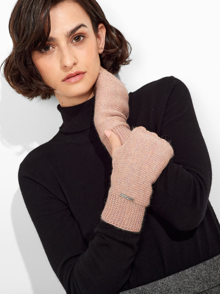 Zafiro Gloves Baby Alpaca Color Pink
