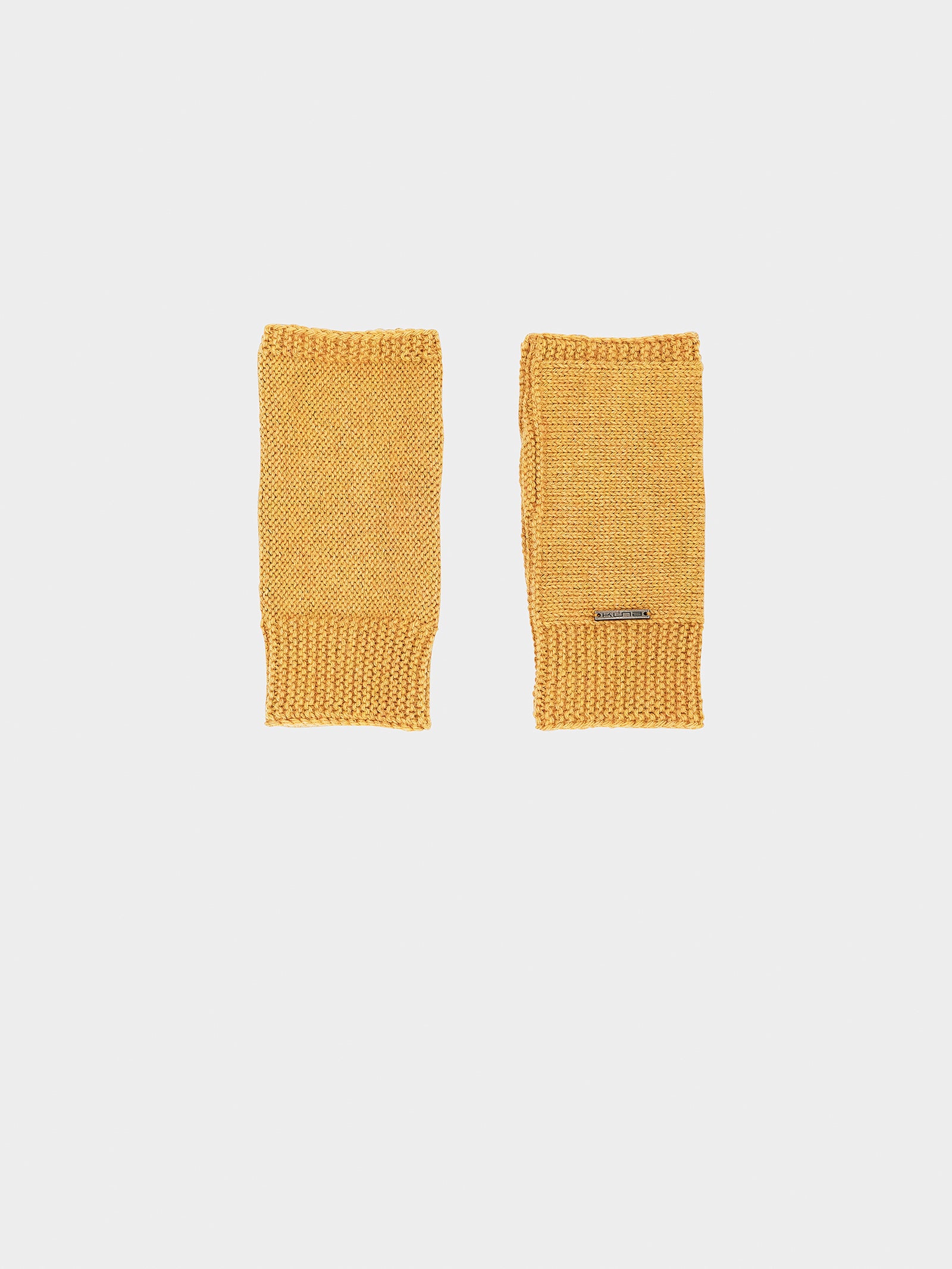 Zafiro Guantes Baby Alpaca Color Amarillo