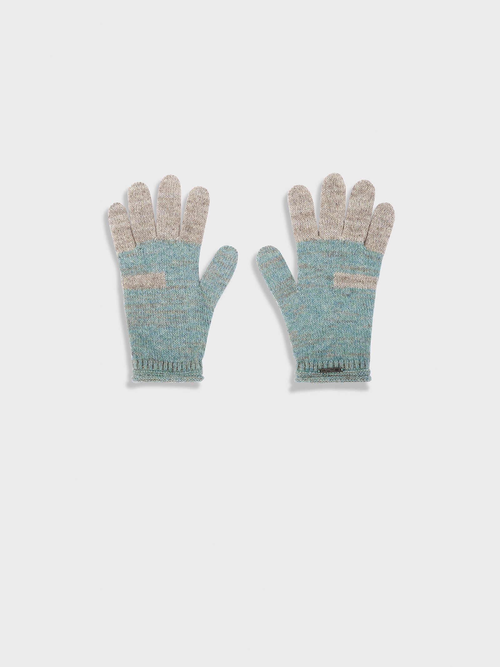 Guantes Zoe Bebé Alpaca Color Azul Claro