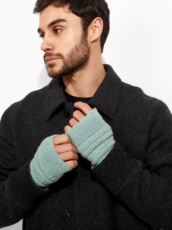 Zada Gloves Baby Alpaca Color Ligth Blue