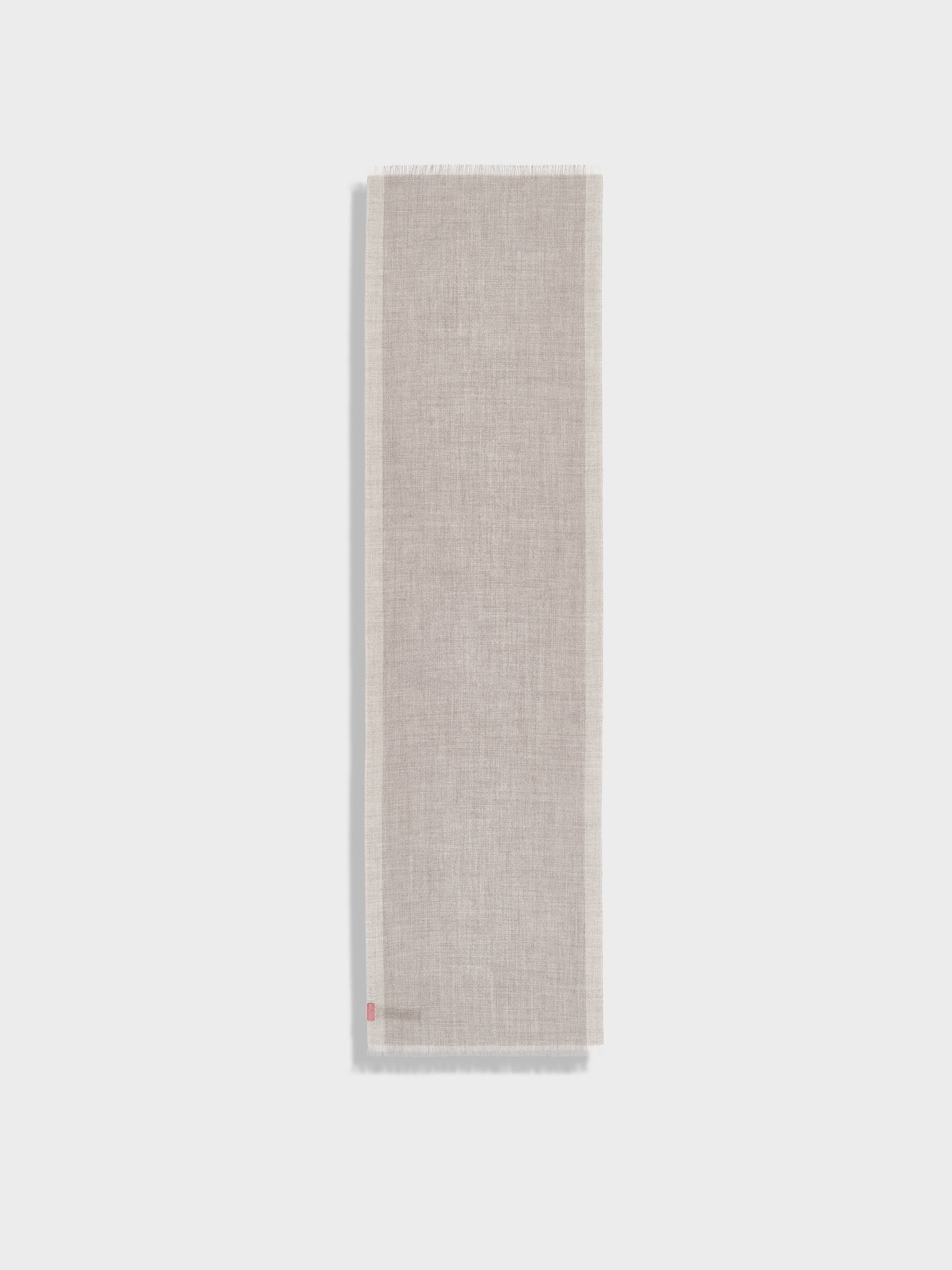 Chal de ron Baby Alpaca color gris