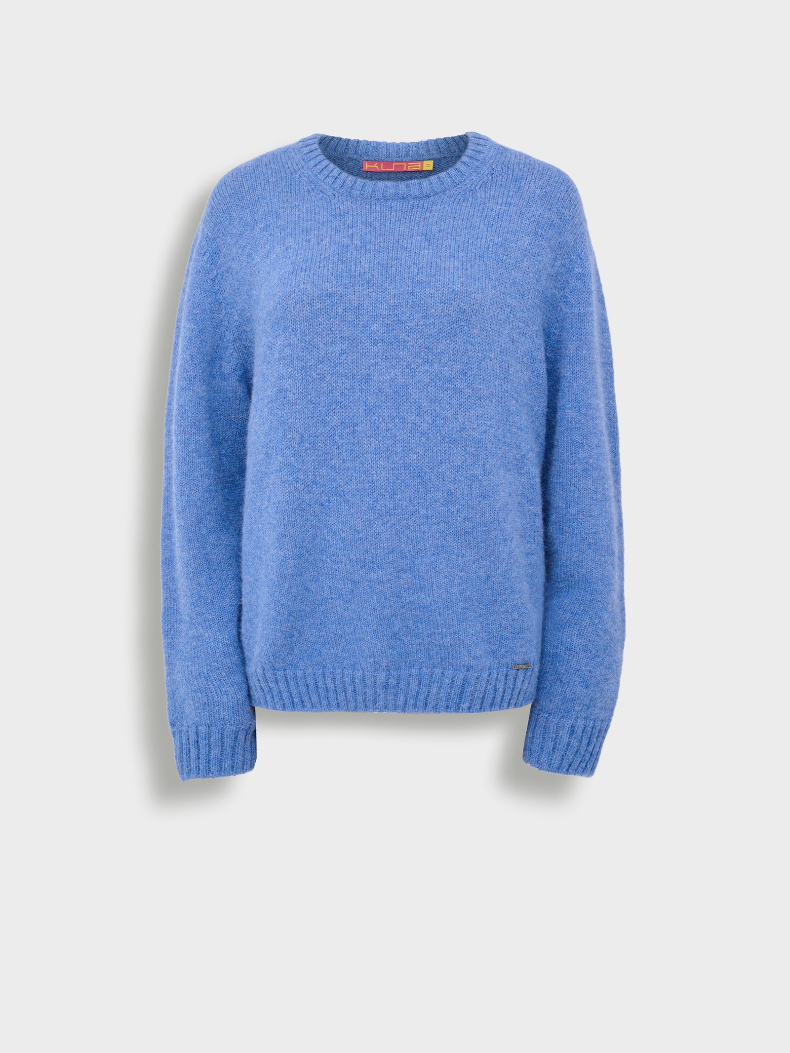 Suéter para mujer Arequipa de baby alpaca, color azul