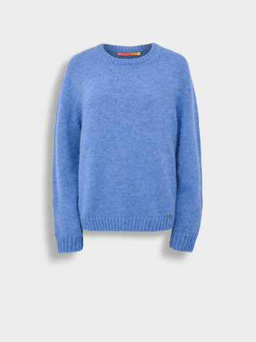 Arequipa Women's Sweater Baby Alpaca Color Blue
