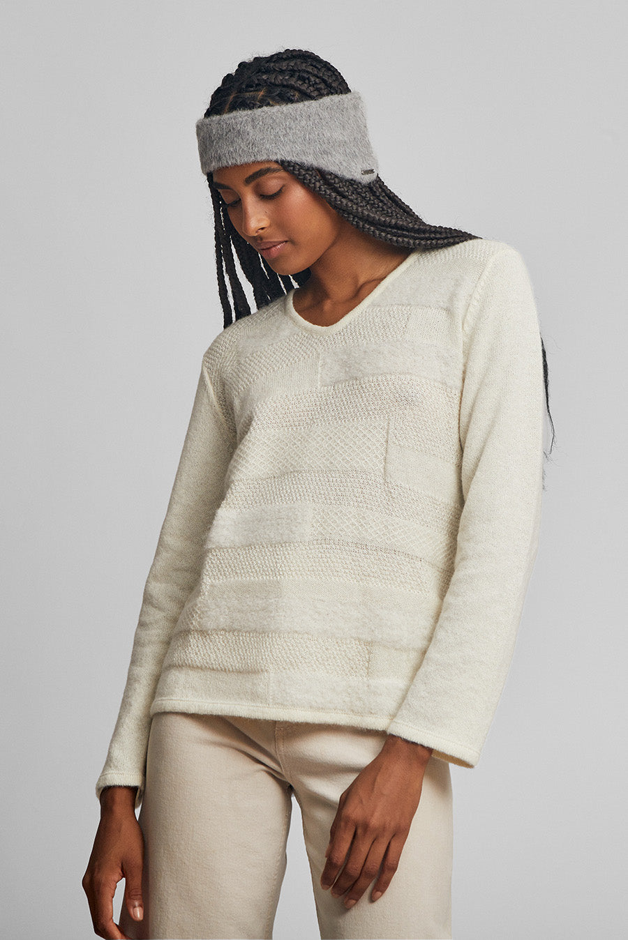 Whitecap Vincha Alpaca Color Nuage