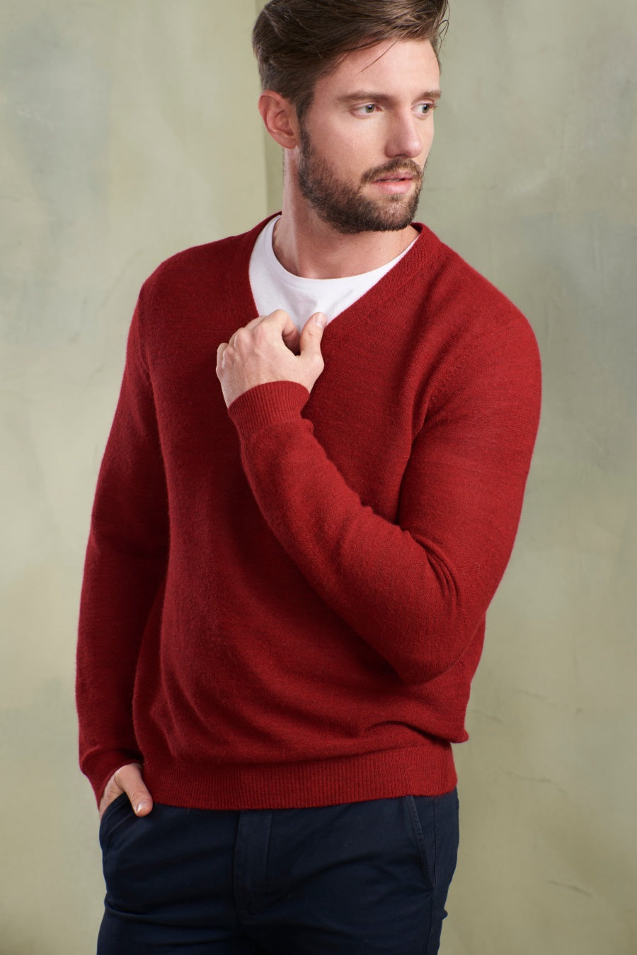 Satoru Sweater Baby Alpaca Color Bysance