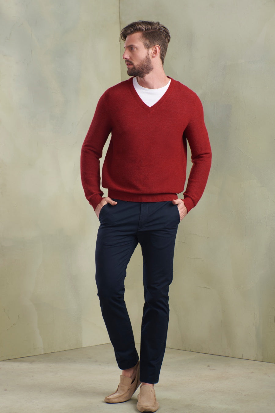 Satoru Sweater Baby Alpaca Color Bysance