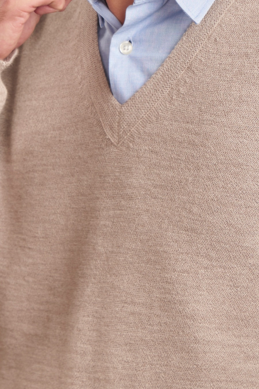 Satoru Sweater Baby Alpaca Color Polvo