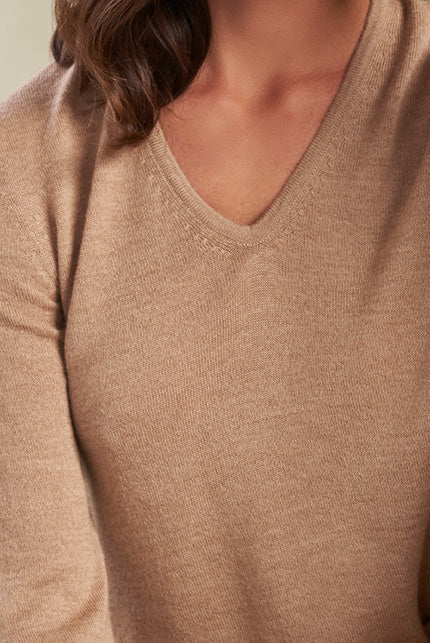 Tudor Sweater Royal Alpaca Color Croissant