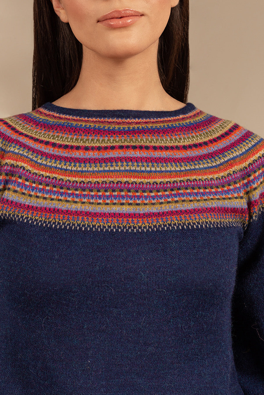 Suéter Taupa De Baby Alpaca Color Astral