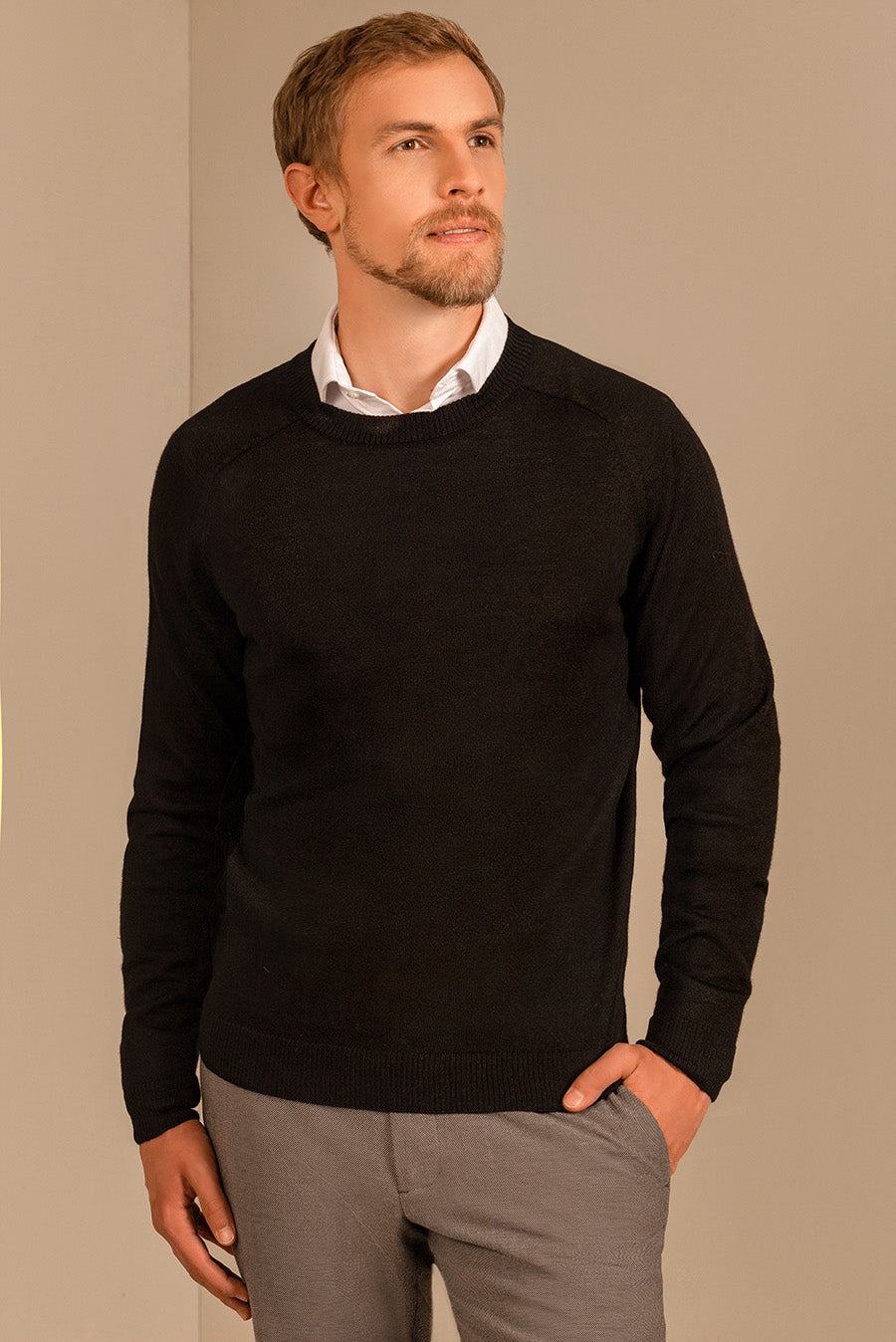SUÉTER THEO DE ROYAL ALPACA COLOR BLACK