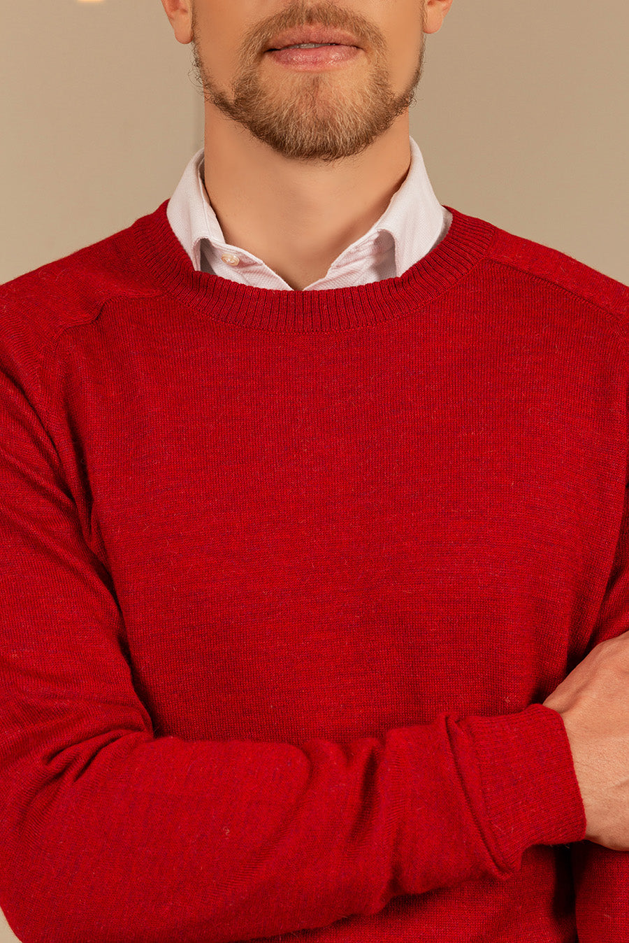 SUÉTER THEO DE ROYAL ALPACA COLOR ROSSO