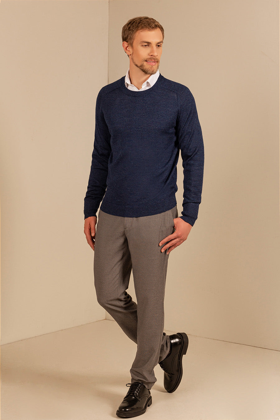 Theo Sweater Royal Alpaca Color Evening