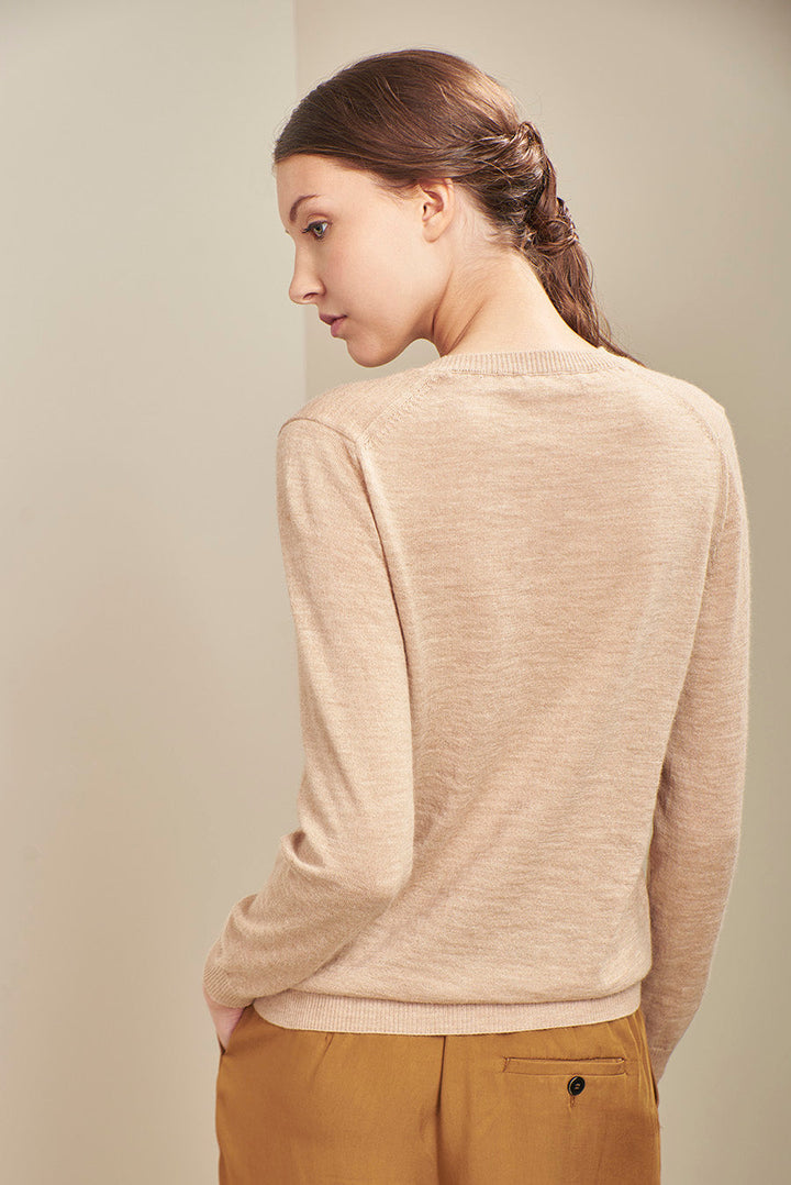 Suéter Alexia De Baby Alpaca Color Nomad
