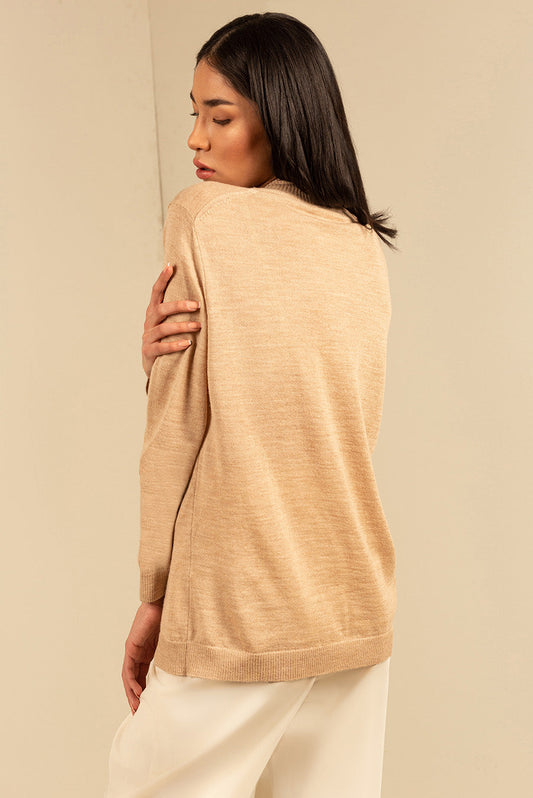 Suéter Anahi De Baby Alpaca Color Nomad