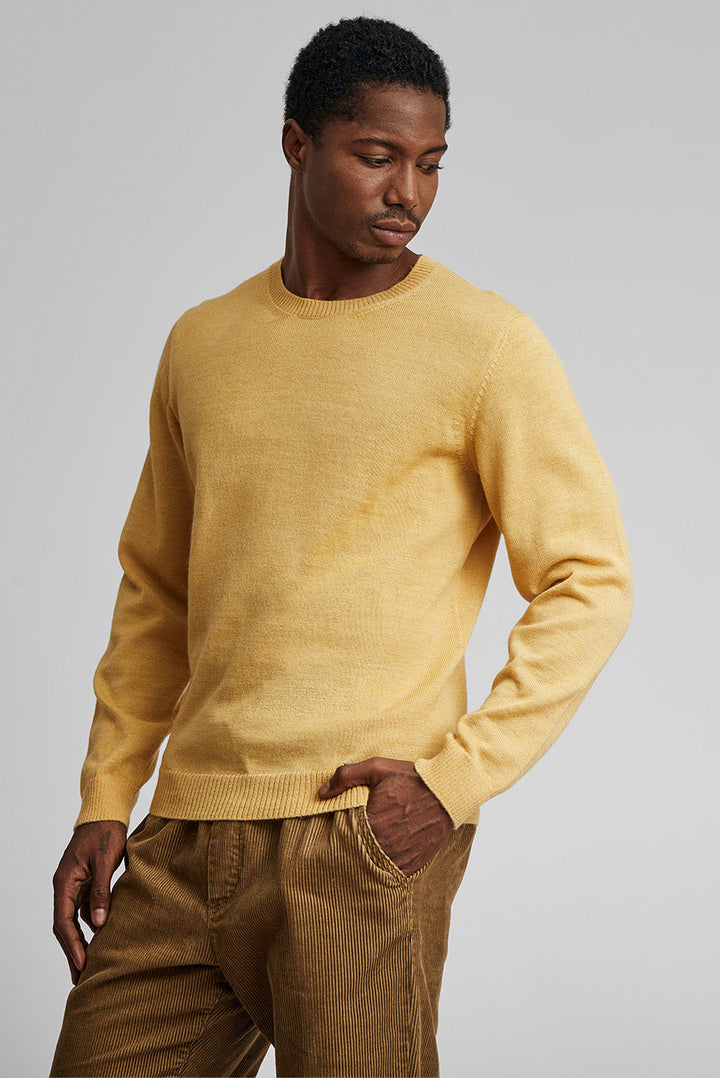 Alaska Suéter Bebé Alpaca Color Amarillo