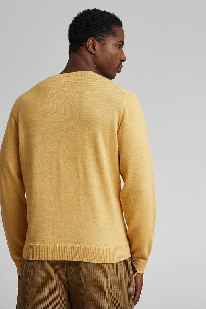 Alaska Suéter Bebé Alpaca Color Amarillo