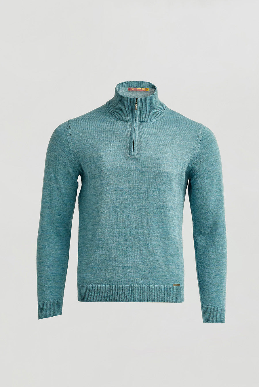 SUÉTER ALBERT DE BABY ALPACA COLOR ALAMO