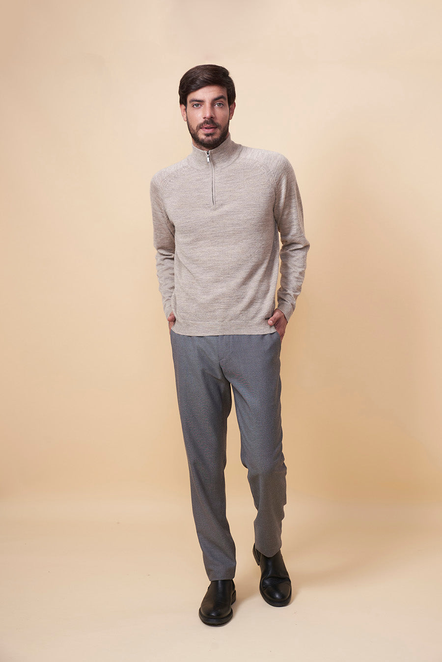 Uranio Sweater Baby Alpaca Color Arena
